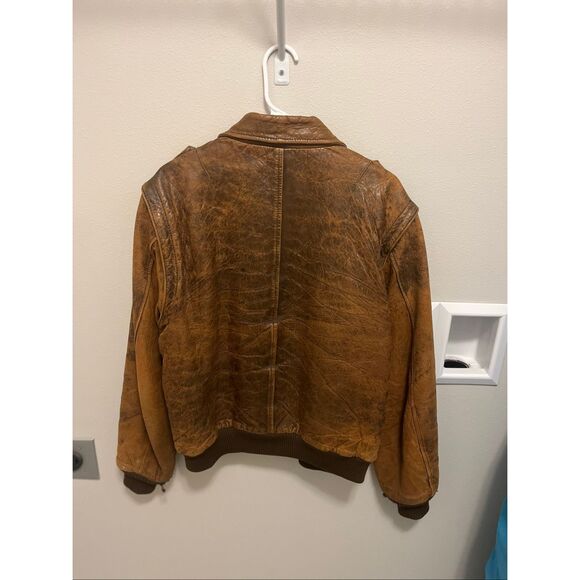 Vintage Etienne Premier size 42 Geniune Learher bomber jacket - Picture 11 of 11